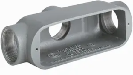 O/Duraloy 5 Conduit Body with Cover And Gasket- TB Type - Hub Size 1",12.0 cu in