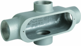 1-1/4 Inch Iron O Series Conduit Body, Raintight, 32 cu. in. Volume