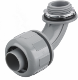 Liquidtight 1/2 Inch Nylon Connector with Neoprene Seal, CSA/UL Listed