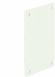 Back Panel (JIC B Series) 4.8X4.8 Carbon Steel - White
