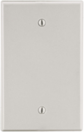 Wallplate 1-Gang Blank Box Mount Light Almond 4.63 Inch x 2.88 Inch x 0.25 Inch