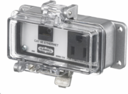 Industrial Ethernet NEMA 12/4 Enclosure, 15A 125V Receptacle
