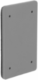 1-Gang Weatherproof Cover, Gray, NEMA 3R, Nonmetallic, 5.54 Inch Height