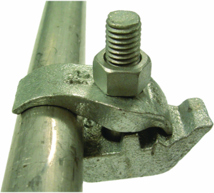1 Inch Galvanized Steel Parallel Conduit Clamp, Heavy-Duty U-Bolts, 0.62 lb. Weight