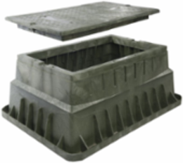Enclosure Assembly, HDPE 20"x33"x16", Captive Stain Steel penta head bolts