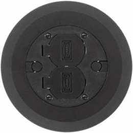 Flush Round Floor Box, 6.25 Inch Diameter, Durable Thermoplastic ABS Construction
