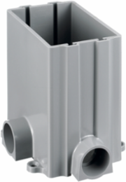Non-Metallic Concrete Floor Box, 14.3 cu. in., 1-Gang, Min. Depth 3 Inch