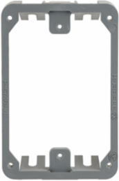 1-Gang Mounting Collar for Non-Metallic Tile Flanges, Gray, 4.56 Inch x 3.07 Inch x 0.97 Inch