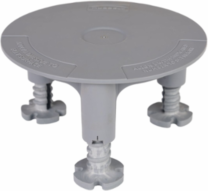 Adjustable PVC Stand for Floor Boxes, 2.50" to 4.00" Height, 6 Inch Width