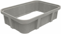 Extension, Polymer Concrete, Tier 22, 24X36X8, Straight Wall w/ Solid Bottom