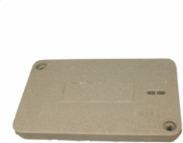 Cover, Polymer Concrete, Extra Heavy Duty Tier 22, 48" x 60" x 3", w/ 2 Bolts, Blank Logo