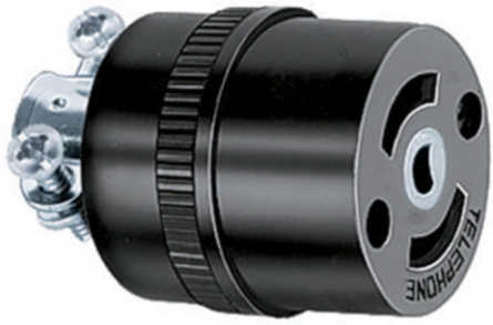 Locking Marine Connector Body, 3-Wire Grounding, Corrosion Resistant