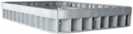 Extension, HDPE, 6" Extension for PM3036, Grey