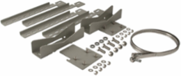 Small Pole Mount Kit 12 - 20 in. Carbon Steel - Gray