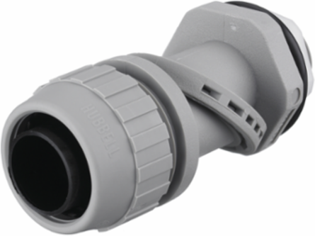 SwivelLok® Multi-Position 3/4 Inch Liquidtight Connector, Non-Metallic, Gray