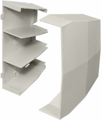 Non-Metallic Raceway Reducer 12 Inch Office White, UL94V-0 Flame Rating