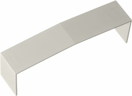 Non-Metallic Raceway Splice Cover Fitting, Office White, 1.300 Inch Width