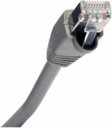 Cat5E Shielded Patch Cord, 5 Foot, 8-Conductor, Gray