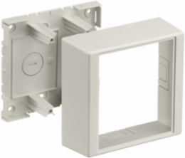 Non-Metallic Raceway 2-Gang Box, 5.300x14.200x6.200 Inch, Deep Style