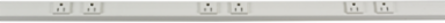 Non-Metallic PlugTrak Raceway 5 ft, 15A 125V, 1-Circuit, Tamper Resistant