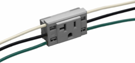 Non-Metallic RacewayReplacement Receptacle 20A