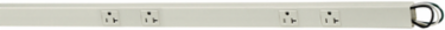Non-Metallic Raceway PlugTrak 6 Foot 20A 125V 3 Receptacles