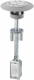 2x2 Flush Duplex Poke-Through with Gray Finish, 3 Inch Core Hole
