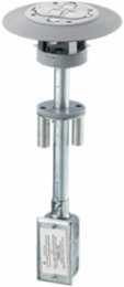 2x2 Flush Duplex Poke-Through, Complete Unit, Isolated Ground, 3 Inch