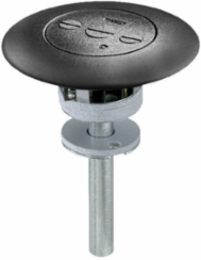 Flush Furniture Feed, 3 Service, Black Finish, 3 Inch Core Hole