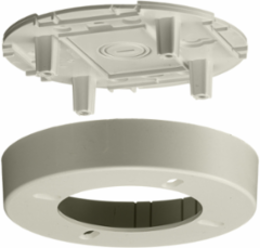 Non-Metallic Raceway Round Lighting Fixture Box 8 Inch, Office White