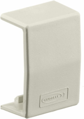 Non-Metallic Raceway Splice Cover, 0.980 Inch Width, Office White