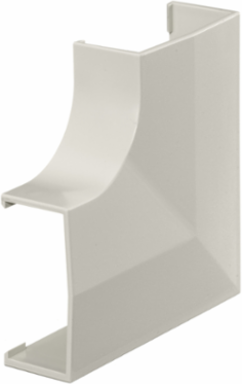 Non-Metallic Raceway Latching Flat Elbow 4 Inch, Office White, CSA Standard C22.2