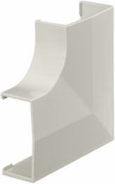 Non-Metallic Raceway Latching Flat Elbow 4 Inch, Office White, CSA Standard C22.2
