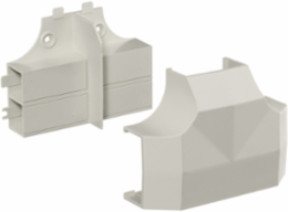 Non-Metallic Raceway Latching Tee Fitting, 4.2 Inch Width, Office White