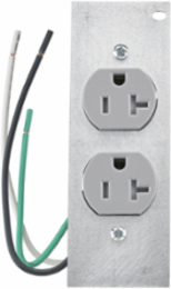 4/5 & 8/10-Gang Pre-Wired Device Plate with 8 Inch Stranded Wire