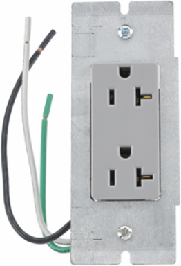 Pre-Wired Device Plate, 2-4-6 Gang, 8 Inch Stranded Wire