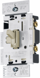 Residential Grade Toggle Fan Control 1.5A 120V AC, Single Pole, Ivory