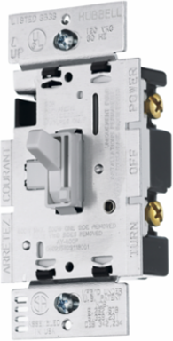 Residential Grade Motor Speed Control Toggle Switch, Single Pole 15A 120V AC