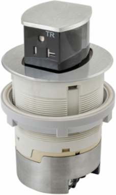 20A Kitchen Counter Receptacle, Surface Mount, 4.20 Inch x 4.20 Inch x 6.48 Inch