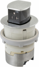 20A Kitchen Counter Receptacle, Surface Mount, 4.20 Inch x 4.20 Inch x 6.48 Inch