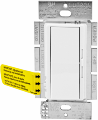 Rotary Dimmer Switch for CFL/LED Lights, 150W, 1-Gang, White