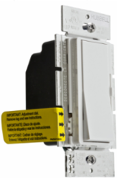 Rotary Dimmer Switch for CFL/LED Lights, 150W, 1-Gang, White