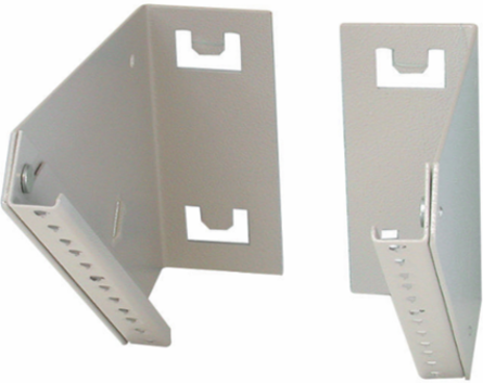Patch Panel Bracket, Bottom-Hinged, 2-Unit, 3.5 Inch Mounting