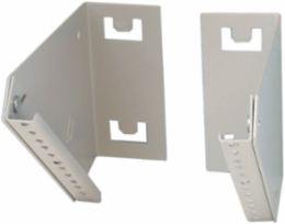 Patch Panel Bracket, Bottom-Hinged, 2-Unit, 3.5 Inch Mounting
