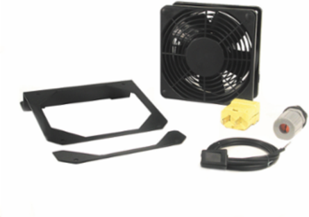 Fan Kit for REBOX Cabinets, 57 CFM, Composite Material