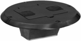 Residential Floor Box with Flange and Door, 8 Inch Width, Pre-assembled for Fast Installation