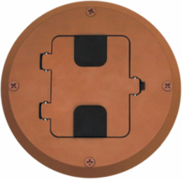 Residential Floor Box Kit, 1-Gang, Wood Floor Type, 6.4x28.3x11.9 Inch, Brown