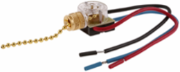 Pull Chain Switch 2 Circuit 6A for Lamp Switches, Width 3.760 Inch