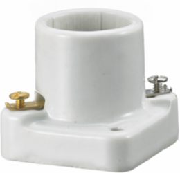 Medium Base Porcelain Lamp Holder, 660W 250V, Cleat Socket, Surface Mount