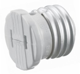 Residential Grade Plug-In Adapter, Medium Base to 1-15R, 15 A, 125 VAC